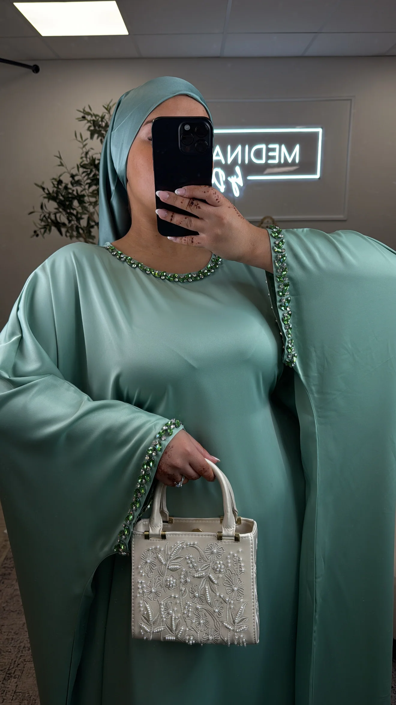 ABAYA FARASHA [ vert ] - Image 2