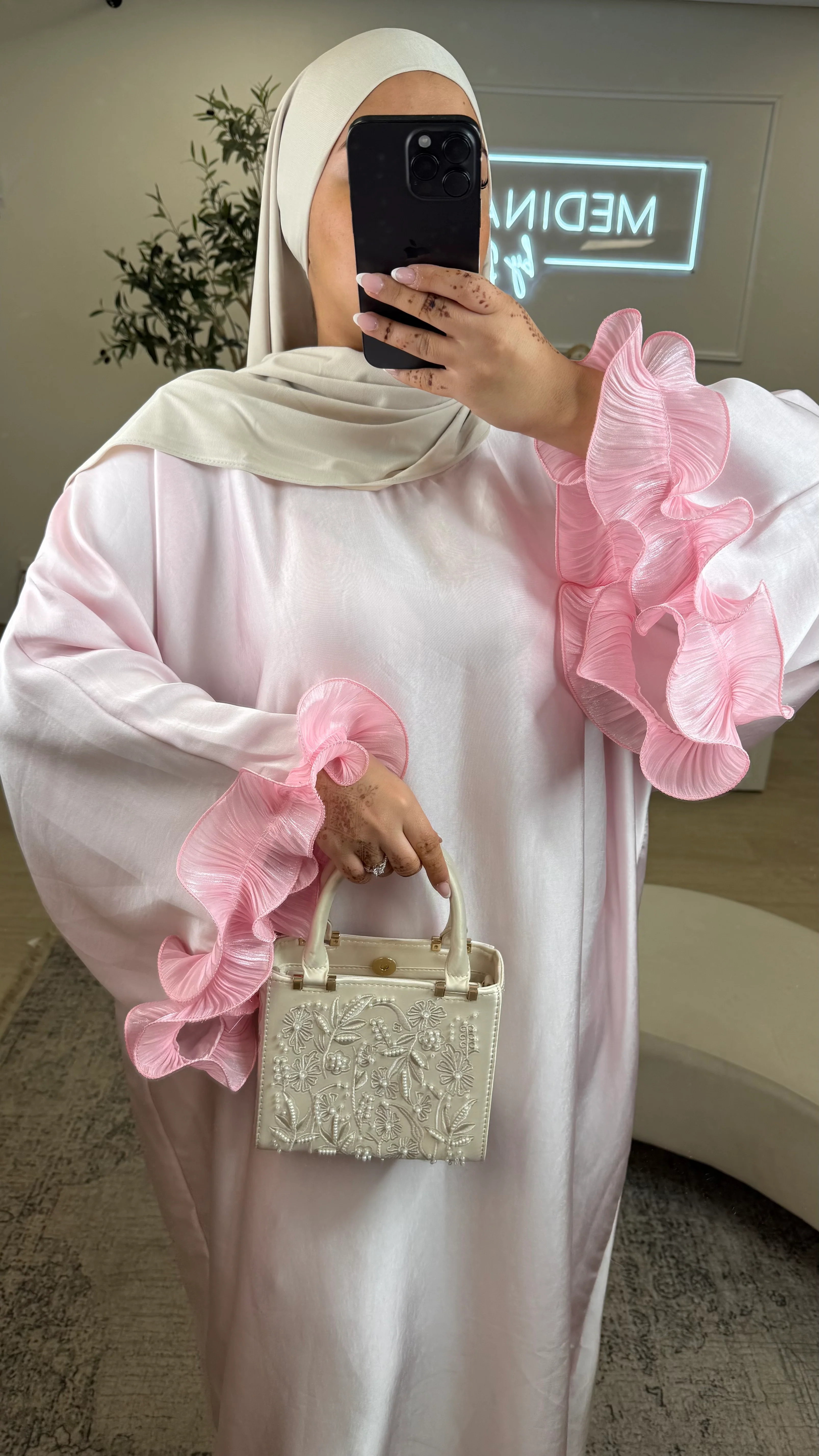 ABAYA SYRA [ rose ] - Image 2