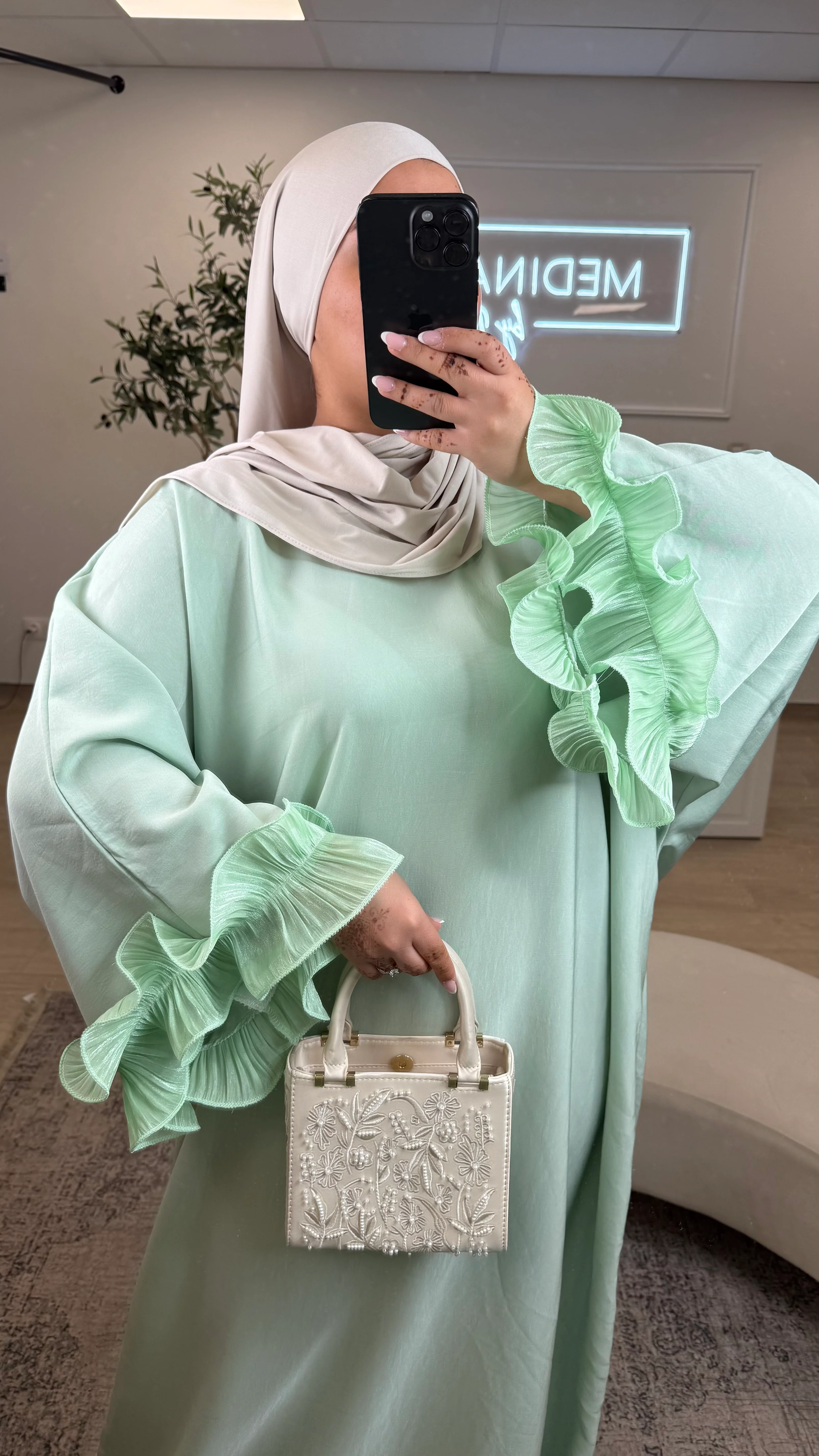 ABAYA SYRA [ vert ] - Image 2