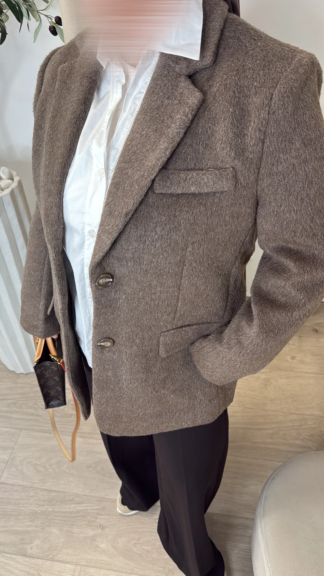 BLAZER AUBE [ choco ] - Image 5