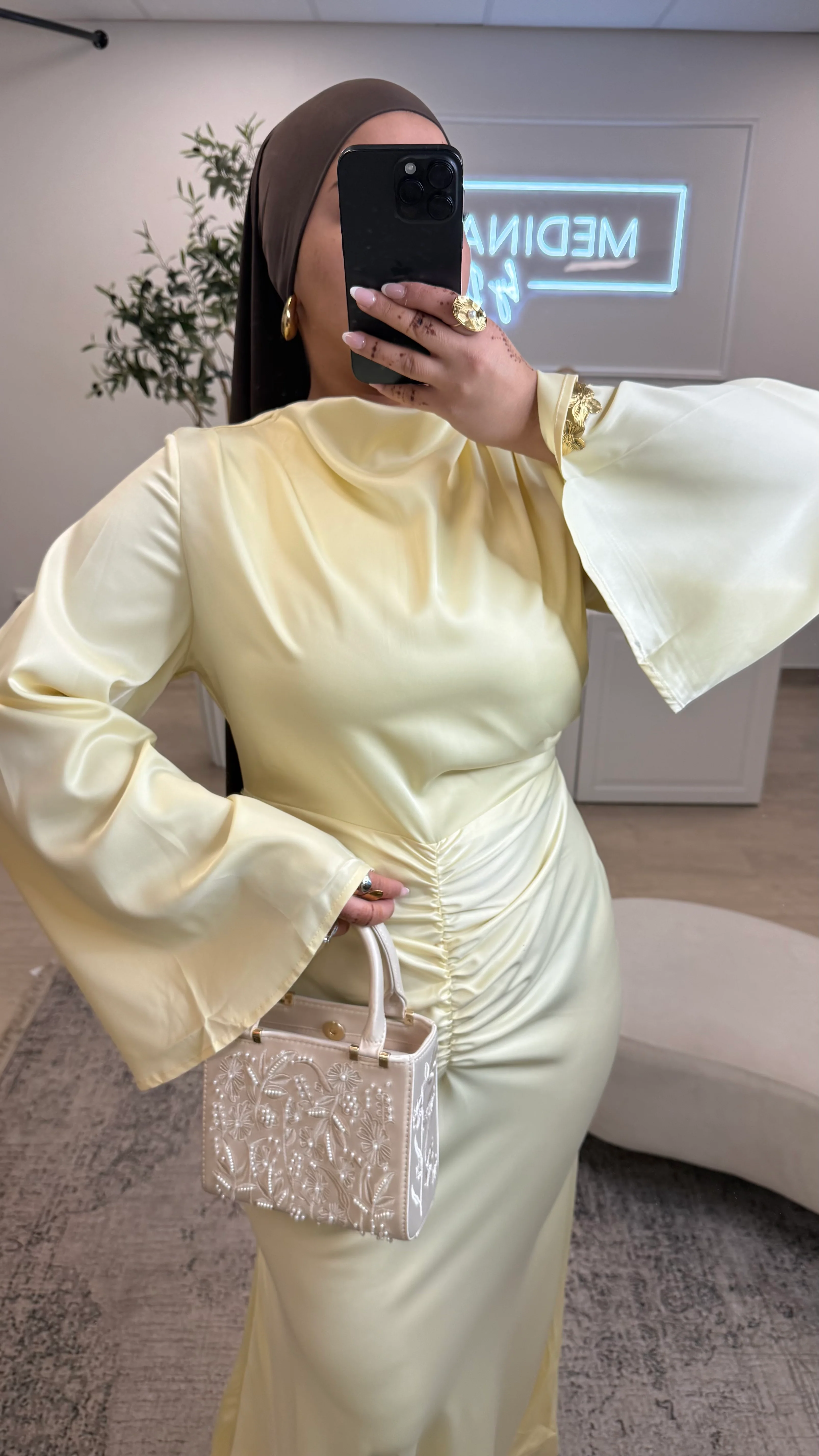 ROBE PREMIUM MARIE [ jaune] - Image 2