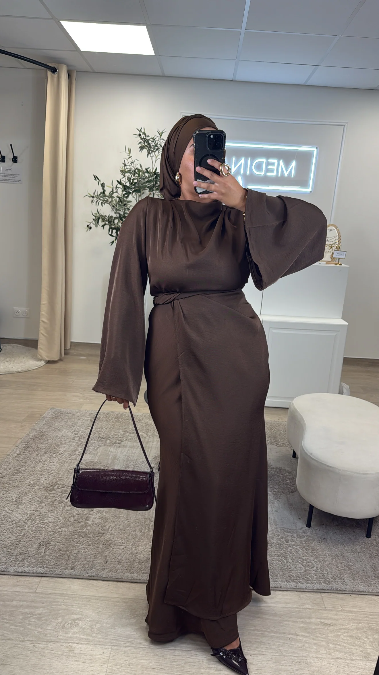 Robe Yasmine [ Choco ] - Image 3
