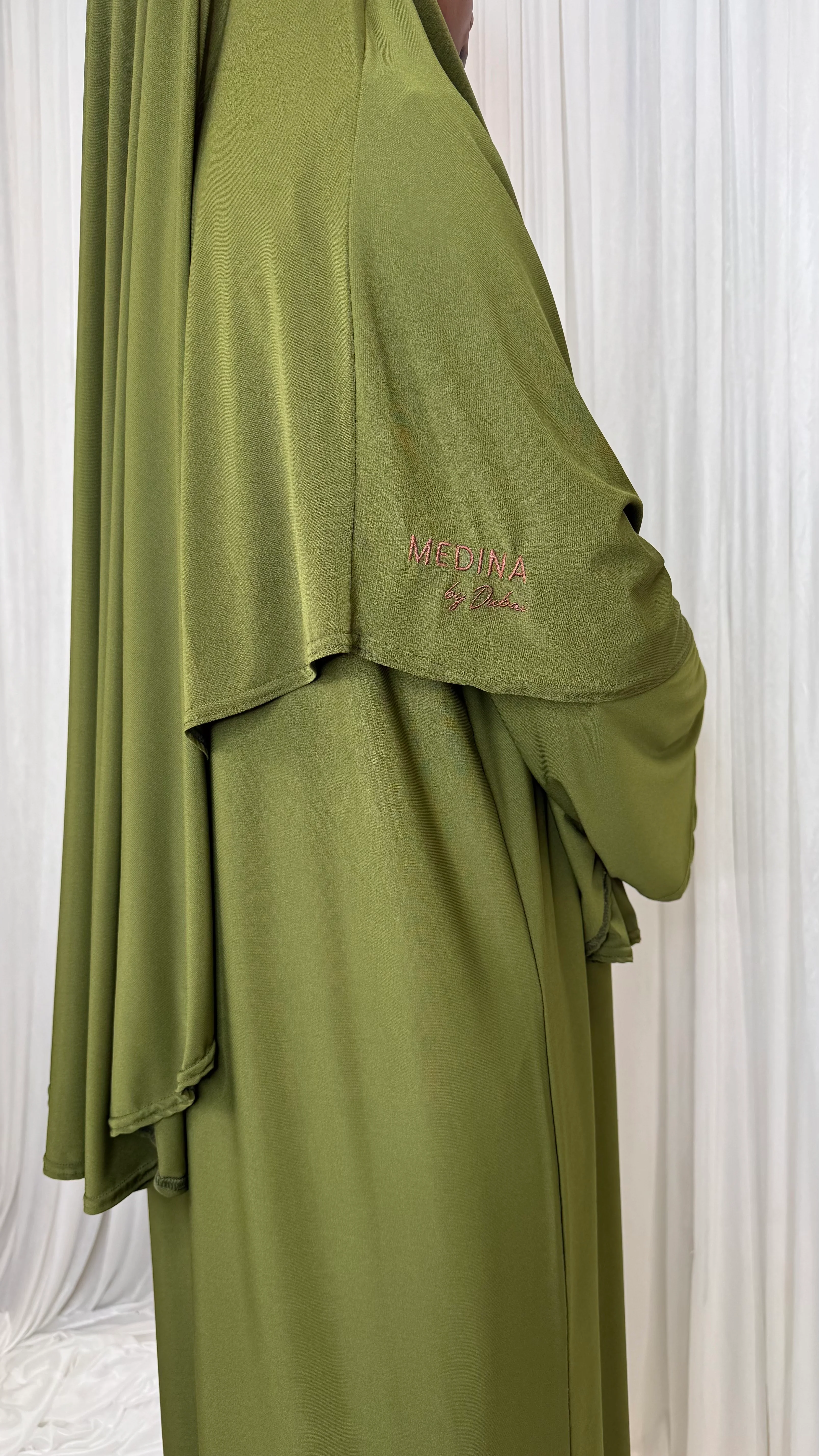 SIGNATURE JERSEY PREMIUM BRODÉ [ olive ] - Image 3