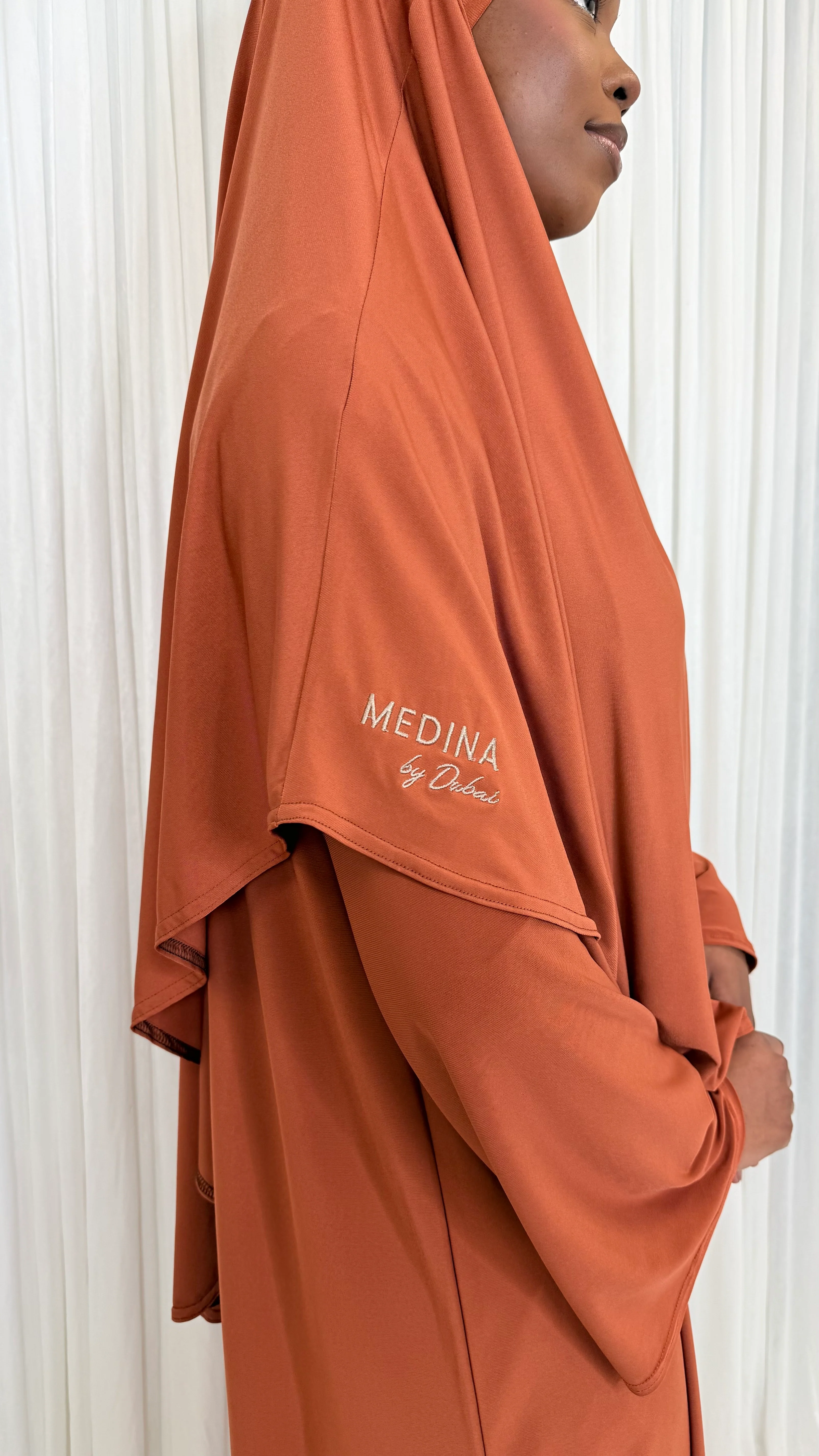 SIGNATURE JERSEY PREMIUM BRODÉ [ terracota ] - Image 3